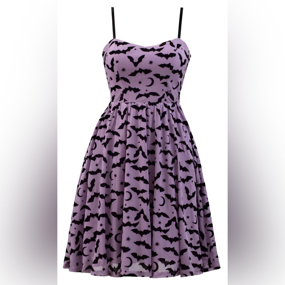 Spooky Bat Mesh Dress